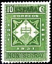 Spain 1931 Montserrat 10 CTS Castaño Edifil 639